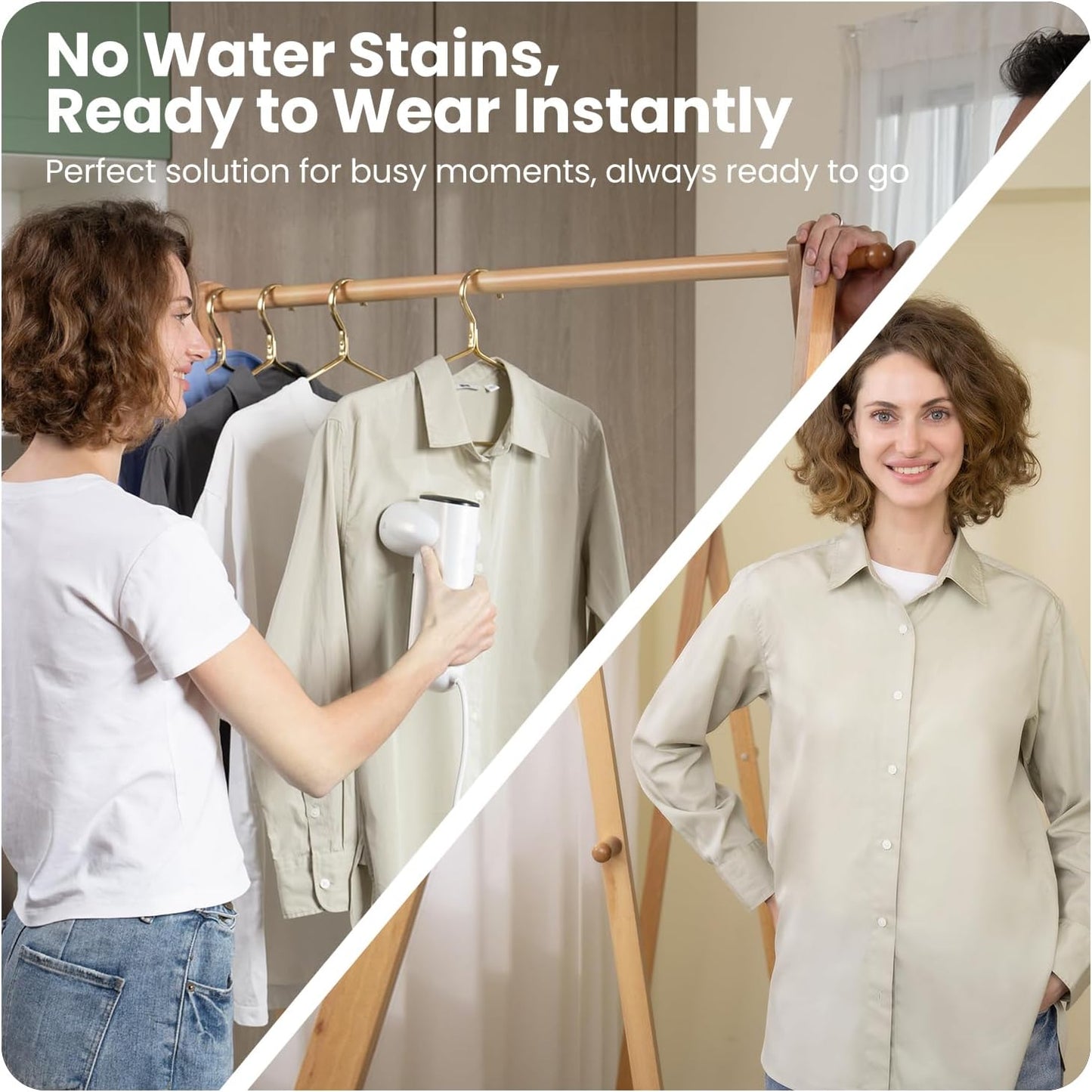 STEAMIFY™ Pro Steam Iron with Suction – No Creases in Seconds