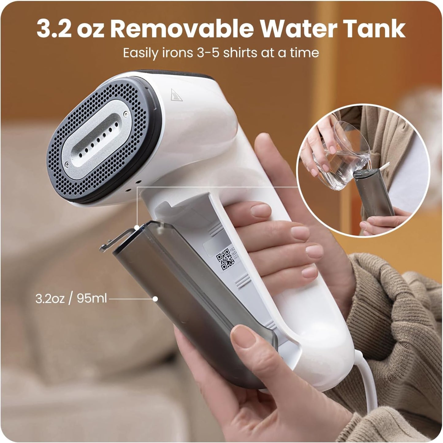 STEAMIFY™ Pro Steam Iron with Suction – No Creases in Seconds