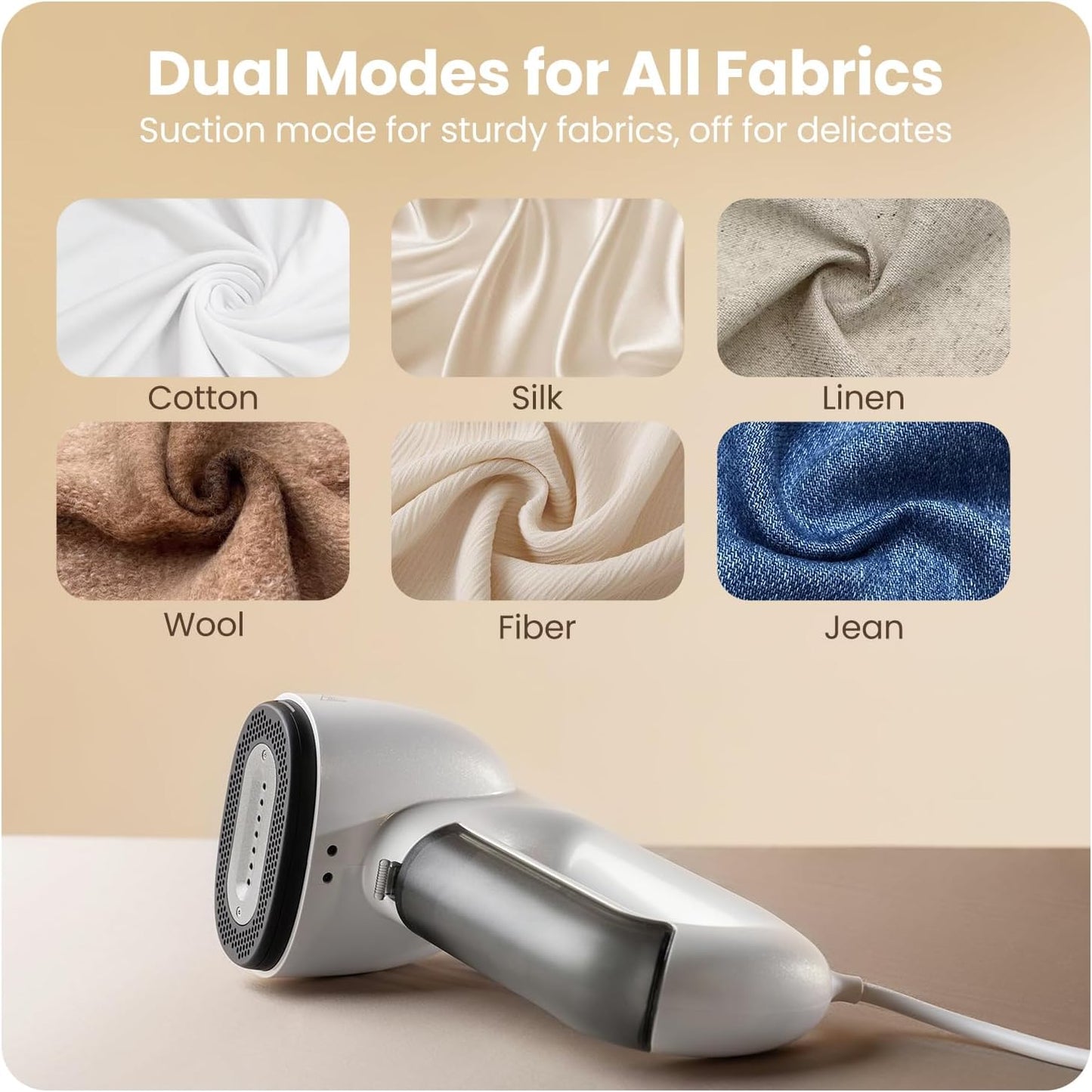 STEAMIFY™ Pro Steam Iron with Suction – No Creases in Seconds