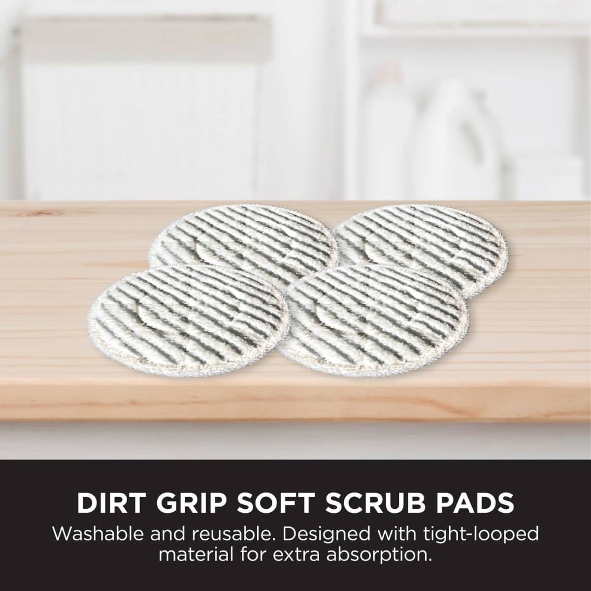 Shark® Steam & Scrub Mop – All-in-One Steam Mop with LED Lights, XL Tank & 8 Cloths