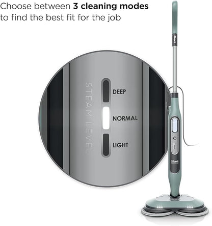 Shark® Steam & Scrub Mop – All-in-One Steam Mop with LED Lights, XL Tank & 8 Cloths