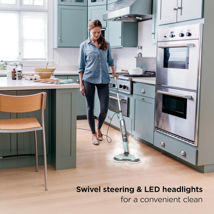 Shark® Steam & Scrub Mop – All-in-One Steam Mop with LED Lights, XL Tank & 8 Cloths