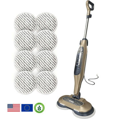 Shark® Steam & Scrub Mop – All-in-One Steam Mop with LED Lights, XL Tank & 8 Cloths
