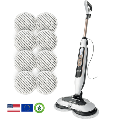 Shark® Steam & Scrub Mop – All-in-One Steam Mop with LED Lights, XL Tank & 8 Cloths